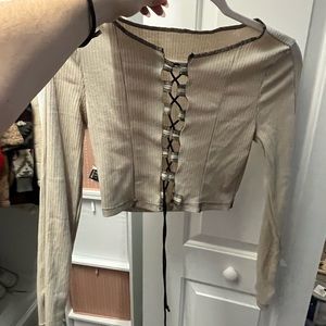 Shein cutout front top